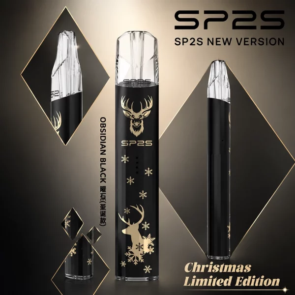 思博瑞-SP2S-聖誕系列-鈦金屬-電子煙主機-曜石黑-1 思博瑞 SP2S 聖誕系列 鈦金屬 電子煙主機 曜石黑